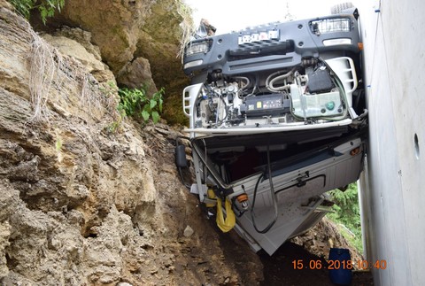 Nižné Ružbachy,nehoda, kamión