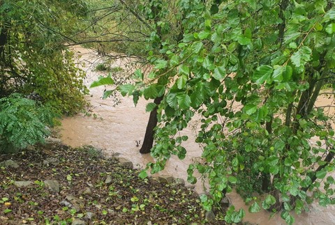 Morava sa vyliala na cestu, hraničný priechod Moravský Svätý Ján-Hohenau je uzavretý