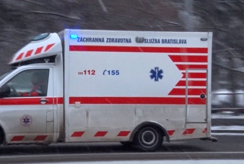 Záchranári smerovali na miesto nehody