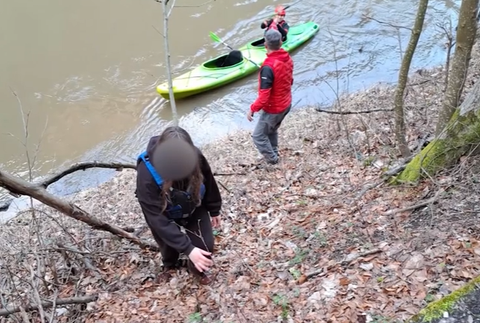 Poľskí kajakári na Dunajci 2