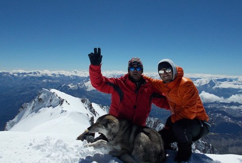 Mont Blanc - vrchol (4810 m n. m.)