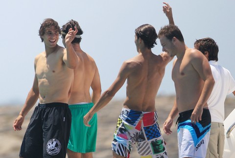 Nadal užíva si dovolenku na jachte