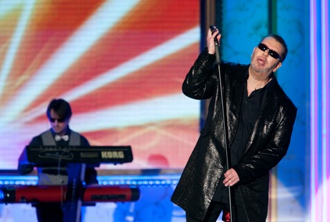 Richard Müller s mikrofónom