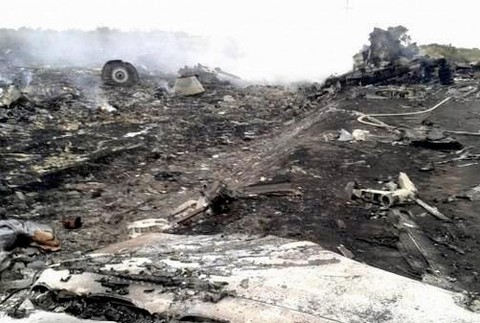 spadnuté malajzijské lietadlo