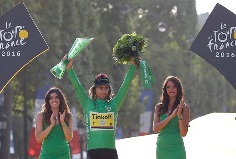 Sagan piatykrát zelený na TdF