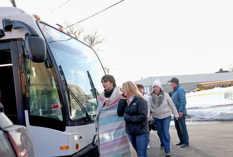 Streľba na hokejovom zápase