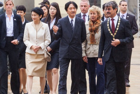 Fumihito Akišino návšteva Slovensko bratislavský hrad