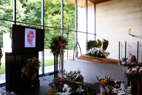 Pohreb Magdy Pavelekovej