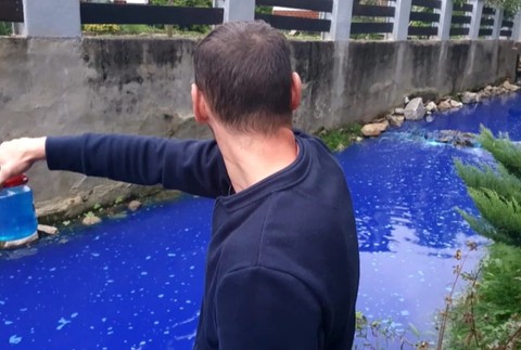 Modrý potok v Košeckom Podhradí