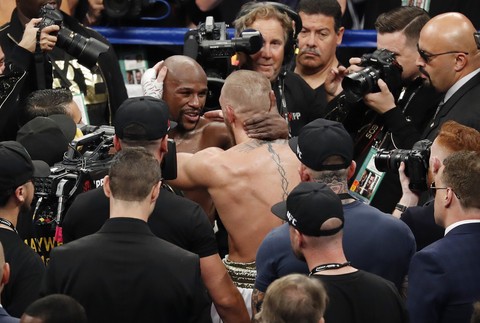 Boxerský zápas Conor McGregor a Floyd Mayweather