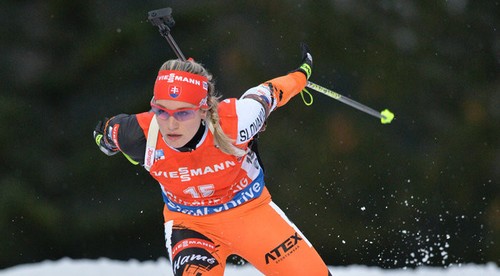 Zlato v stíhačke pre Chevalierovú. P. Fialková necelých 10 sekúnd od bronzu