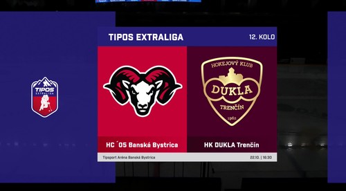 HC´ 05 Banská Bystrica - HK DUKLA Trenčín 4:1 v 12. kole Tipos extraligy