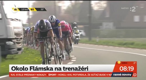 Okolo Flámska na trenažéri