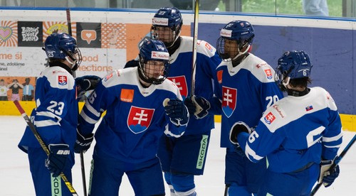 MS U18: Slovensko - Nórsko 9:1, Chrenko a Chovan s hetrikmi