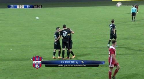 ZOSTRIH: FC ViOn Zlaté Moravce - AS Trenčín 5:0, hetrik Balaja