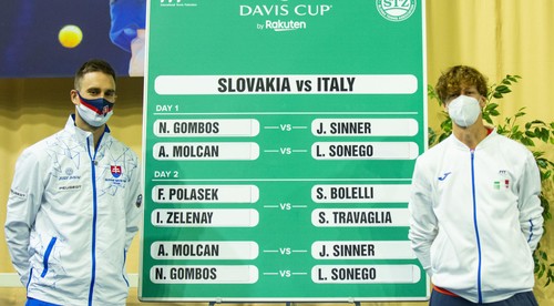 Davis Cup: Slovensko - Taliansko môžete sledovať v priamych prenosoch na JOJ Šport
