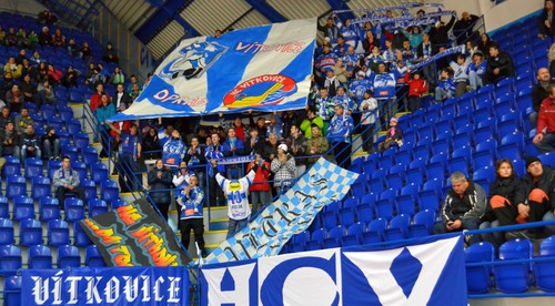 Fanúšikovia Popradu a Vítkovíc podporili kamzíkov choreom