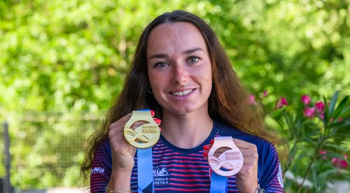 Pražská Trója slovenským vodným slalomárom priala, Stanovská s historickou medailou