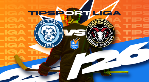 HIGHLIGHT: HK Nitra - HC MONACObet Banská Bystrica 2:3pp v 31. kole Tipsport ligy