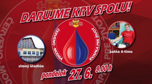 Červeno-modrá kvapka už v pondelok