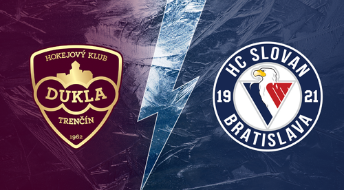 HK Dukla Trenčín - HC Slovan Bratislava 3:4 v 34. kole Tipos extraligy