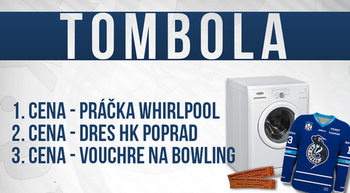 Atraktívna tombola počas zápasu