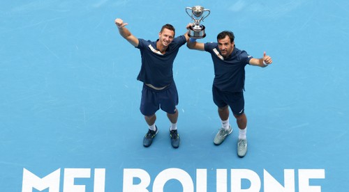Filip Polášek vyhral finále štvorhry na Australian Open 2021!