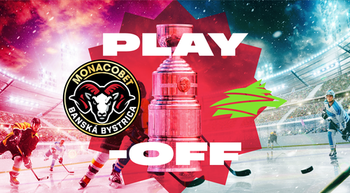 HC MONACObet Banská Bystrica - DOXXbet Vlci Žilina 3:4pp, stav série 1:3