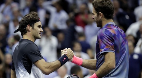 Del Potro súperom Nadala v semifinále, Federer na US Open končí
