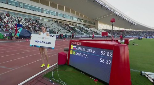 Naživo na JOJ ŠPORT: Emma Zapletalová vyhrala na mítingu Diamantovej ligy