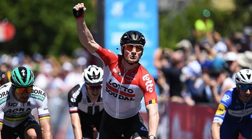Sagan tretí v šprintérskej koncovke v Lyndochu, víťazom André Greipel
