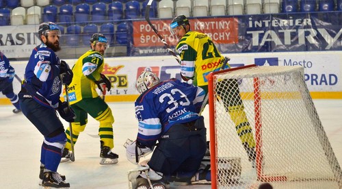 Poprad dal dole nohu z plynu proti Žiline až za stavu 5:0