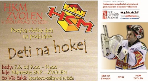 Podujatie "DETI NA HOKEJ" aj s Jánom Lacom