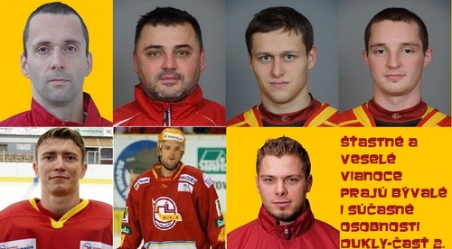 Šťastné a Veselé Vianoce prajú bývalé aj súčasné osobnosti Dukly - časť 2.