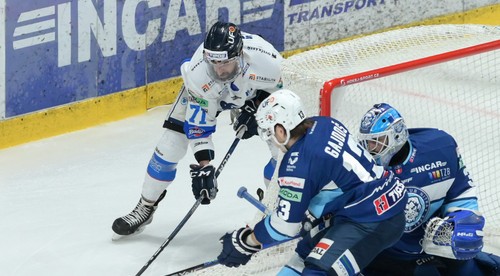 HK Nitra - HK Poprad 2:0 v 6. zápase štvrťfinále play-off Tipos extraligy, Nitra do semifinále