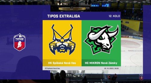 HK Spišská Nová Ves - HC MIKRON Nové Zámky 6:1 v 12. kole Tipos extraligy