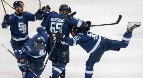 HC Košice - HC Slovan Bratislava 2:4 v televíznej predohrávke 25. kola