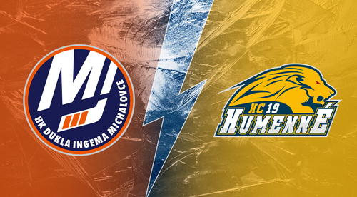 HK DUKLA Ingema Michalovce - HC 19 Humenné 1:5 v 39. kole Tipos extraligy