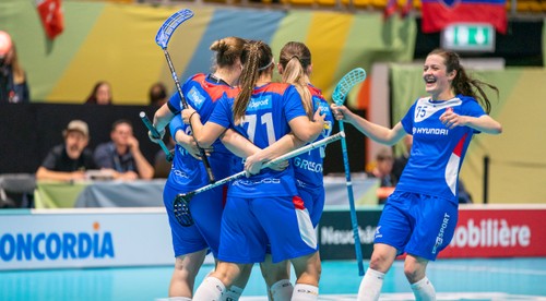 MS vo florbale žien: Slovensko - Lotyšsko 7:5. Pripisujeme si prvú výhru na šampionáte!