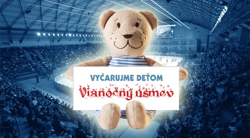 Vyčarujme deťom "Vianočný úsmev" - Plyšáky z popradského ľadu poputujú deťom