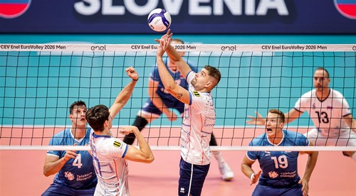 Slovensko - Slovinsko 0:3 v prvom zápase ME 2026, vzdor iba v prvom sete