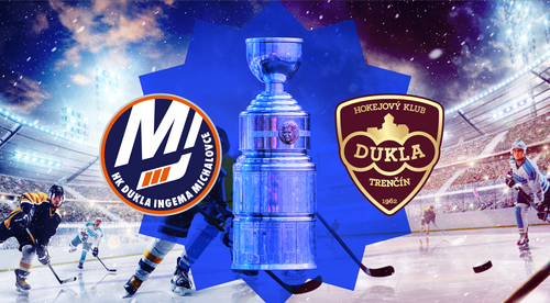 HK Dukla Ingema Michalovce - HK Dukla Trenčín 2:1 pp a sn v 48. kole Tipos extraligy