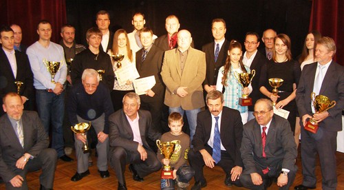 Zástupcovia HKM na vyhlásení ankety Športovec roka 2011