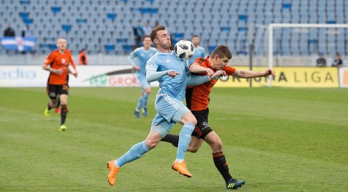 Na Pasienkoch tesné víťazstvo Slovana Bratislava nad Ružomberkom