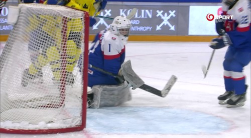 MS U18 žien: Slovensko - Švédsko 3:6