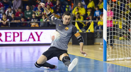 Kto je naj hviezda futsalistov FC Barcelona?! Brankár! Prečo? Pre toto!