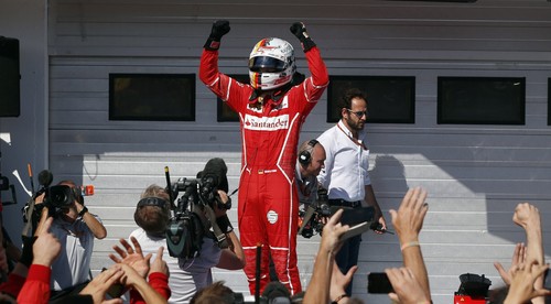 Na Hungaroringu double Ferrari. Vettel vyhral pred Räikkönenom