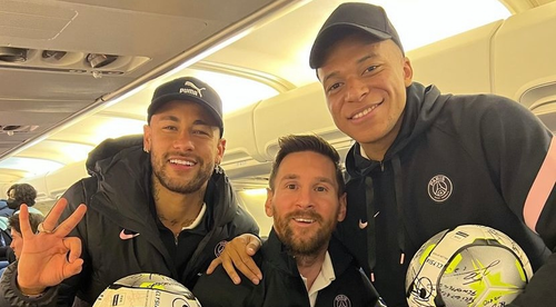 Galakoncert tria Neymar, Messi, Mbappé proti Clermontu