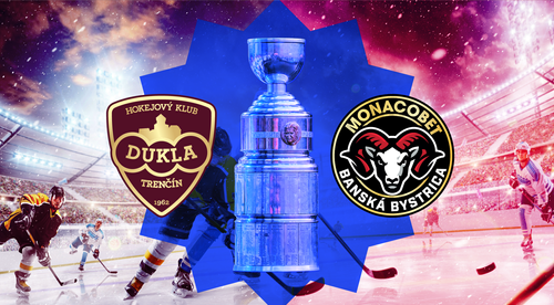 HK DUKLA Trenčín - HC MONACObet Banská Bystrica 1:2 v 49. kole Tipos extraligy