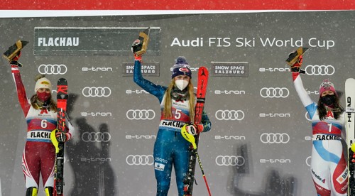 Vlhová vo Flachau štvrtá, z víťazstva sa po vyše roku tešila Shiffrinová